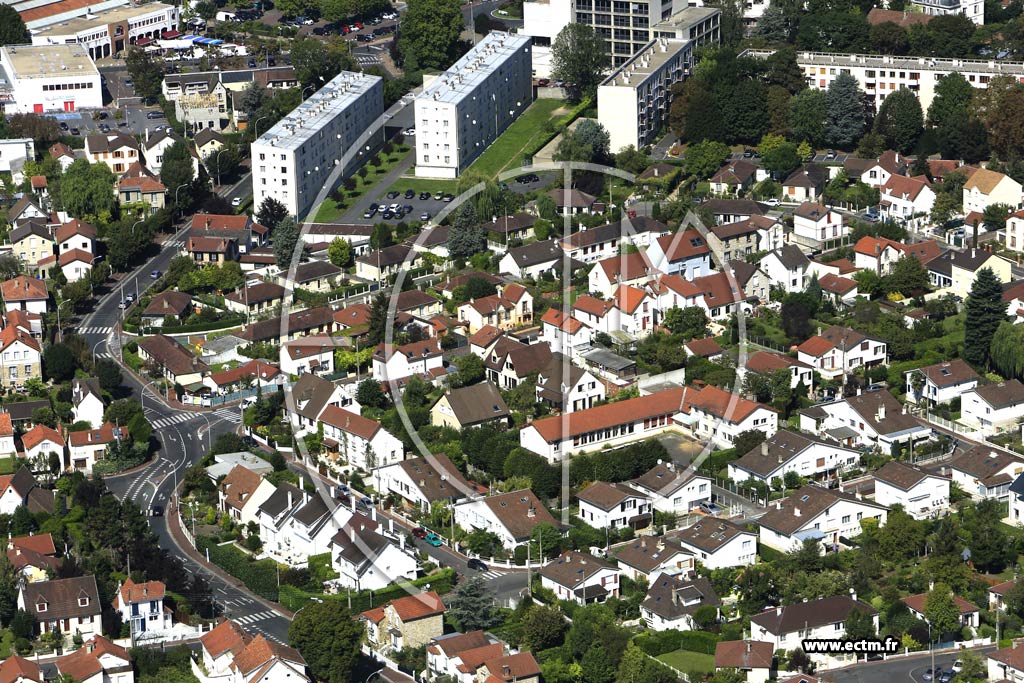 Photo arienne de Eaubonne (les Franchises)