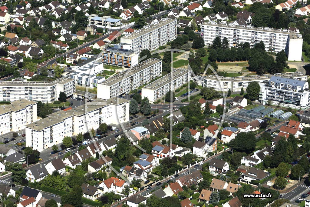 Photo arienne de Eaubonne (Quartier du Parc Mirabeau)