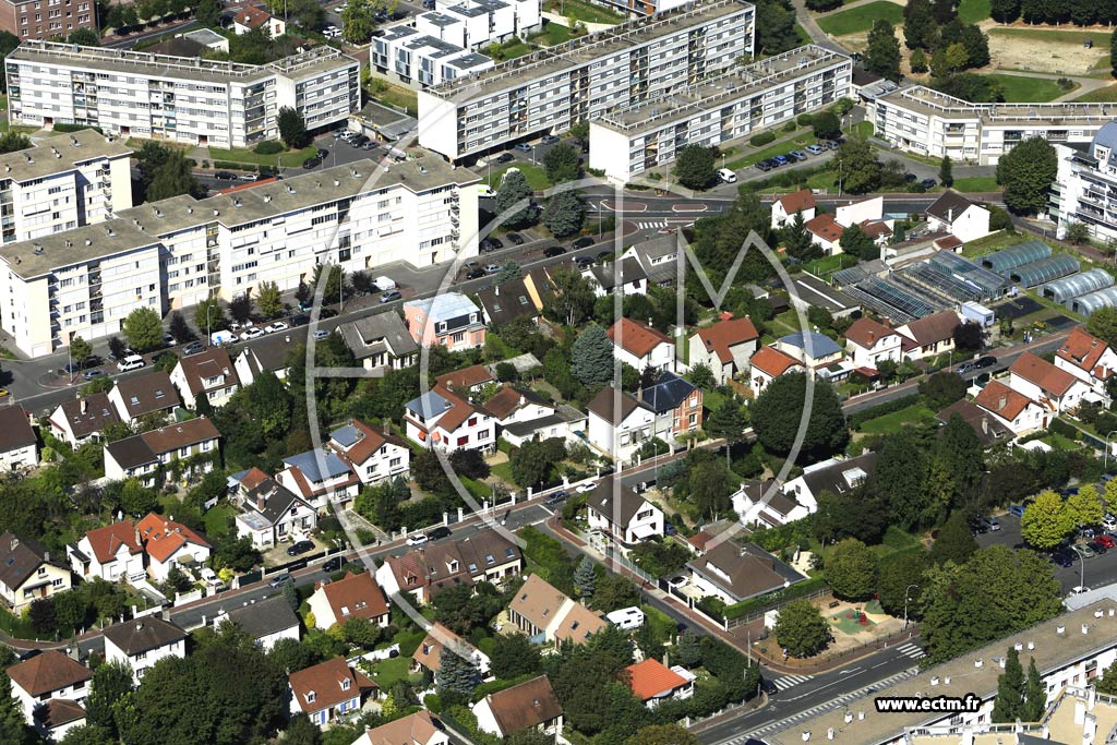 Photo arienne de Eaubonne (Quartier du Parc Mirabeau)