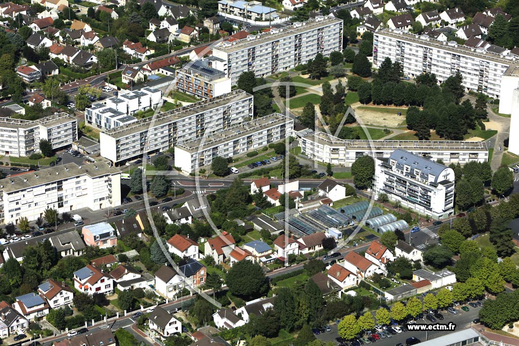 Photo arienne de Eaubonne (Quartier du Parc Mirabeau)