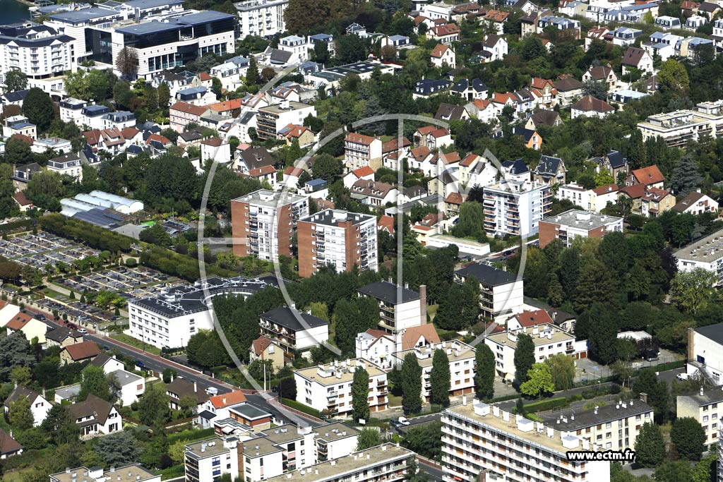 Photo arienne de Enghien-les-Bains
