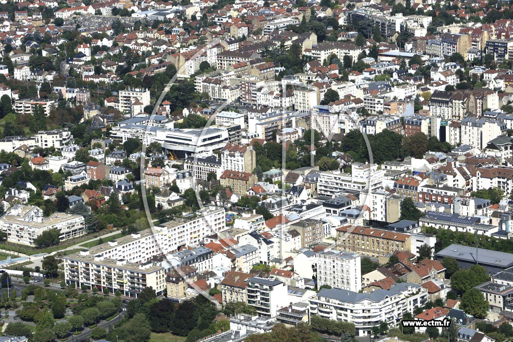 Photo arienne de Enghien-les-Bains