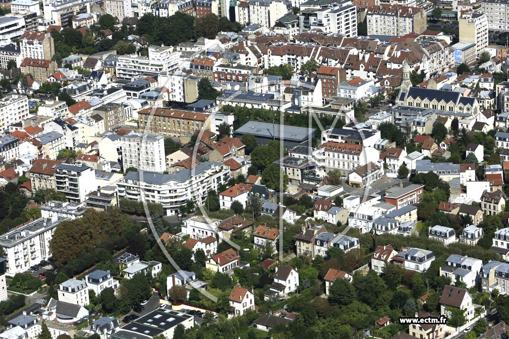 Photo arienne de Enghien-les-Bains