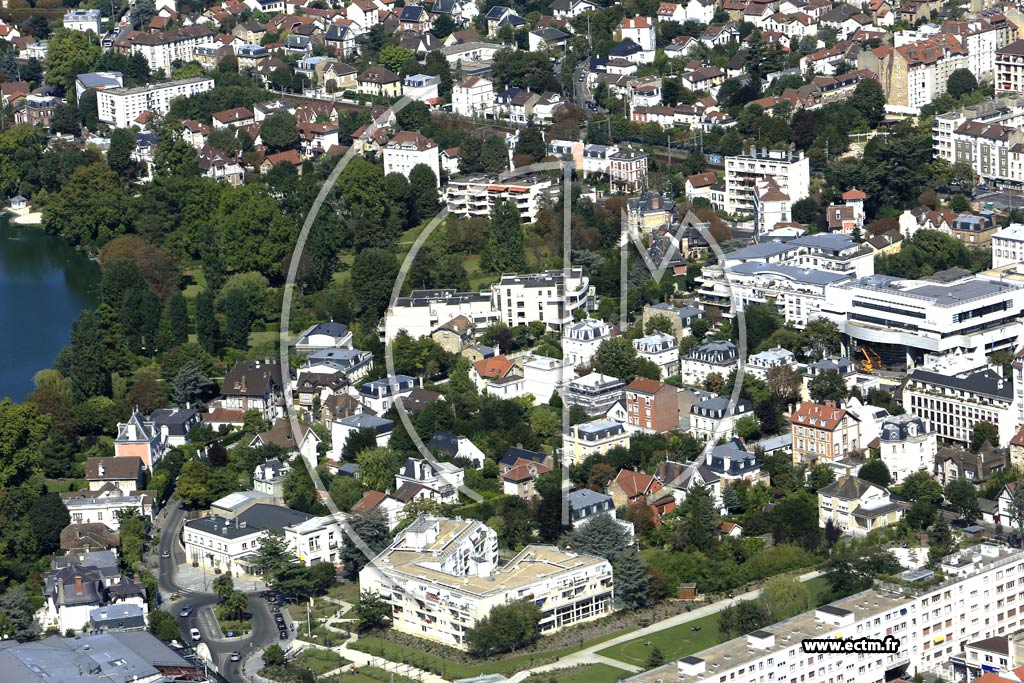 Photo arienne de Enghien-les-Bains