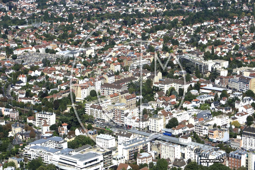 Photo arienne de Enghien-les-Bains