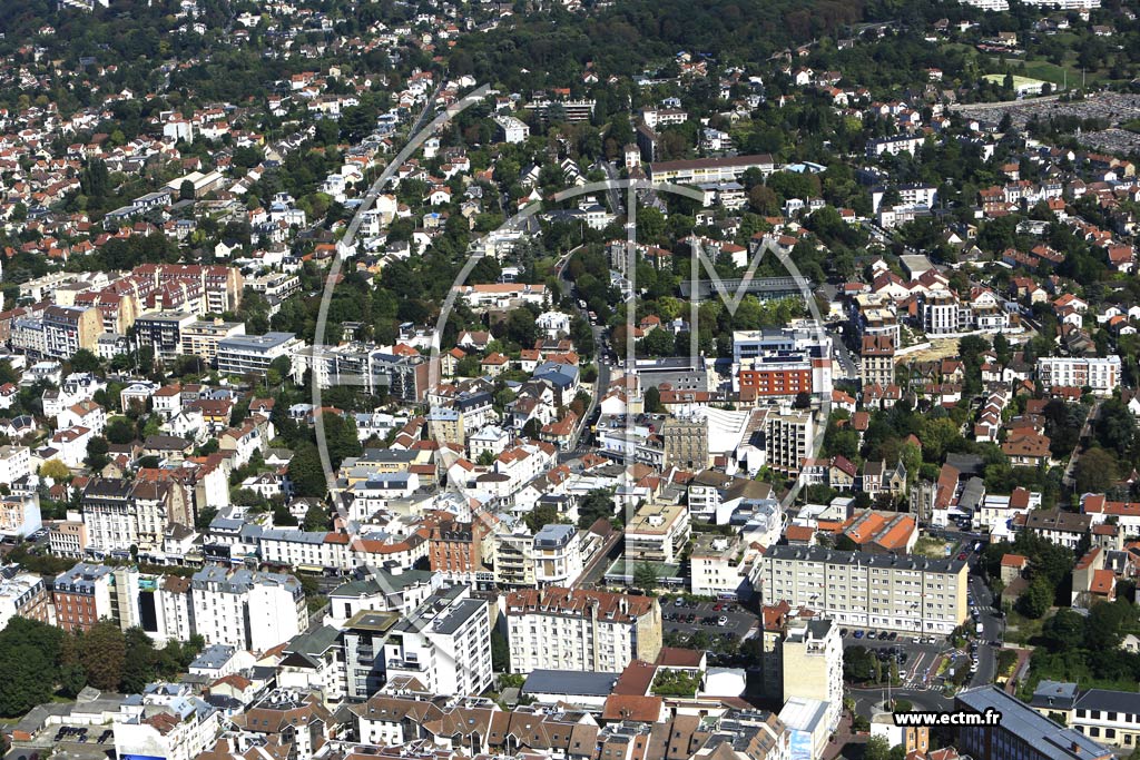 Photo arienne de Enghien-les-Bains
