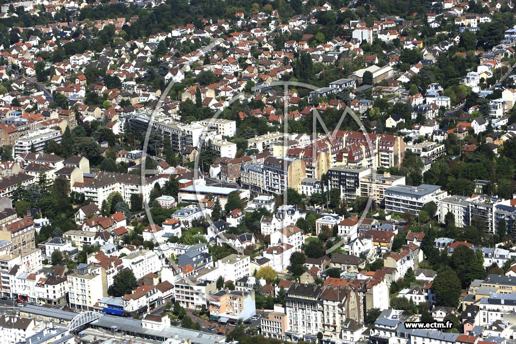 Photo arienne de Enghien-les-Bains