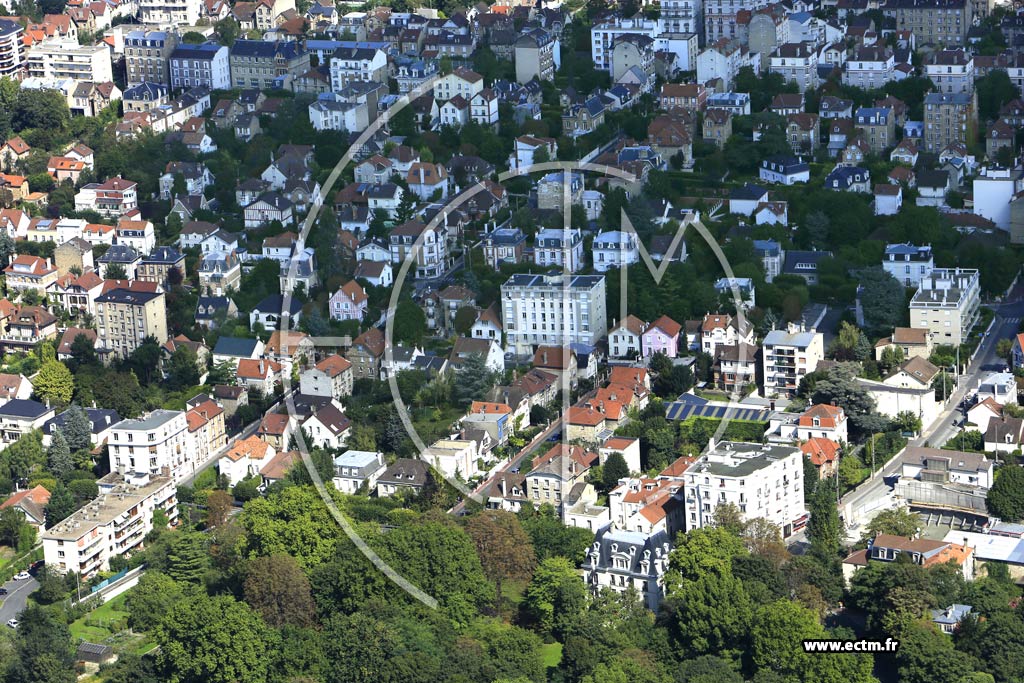 Photo arienne de Enghien-les-Bains