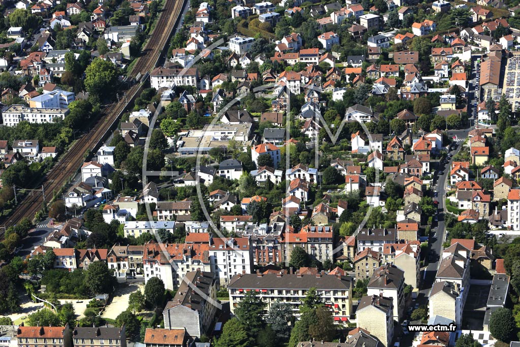 Photo arienne de Enghien-les-Bains