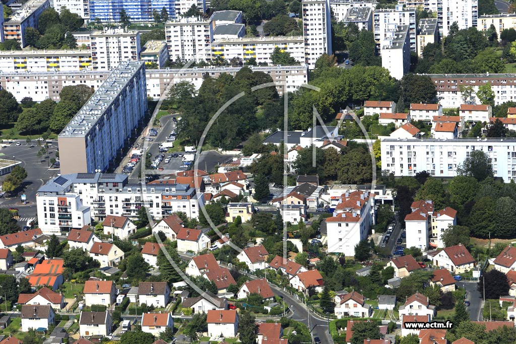 Photo arienne de pinay-sur-Seine