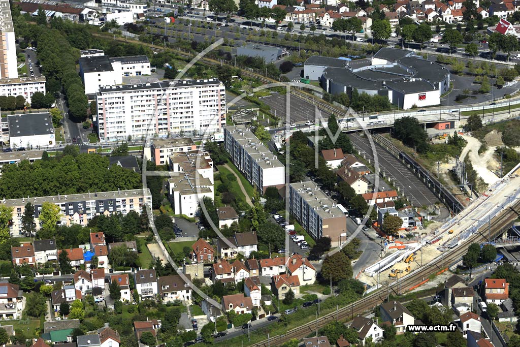 Photo arienne de pinay-sur-Seine