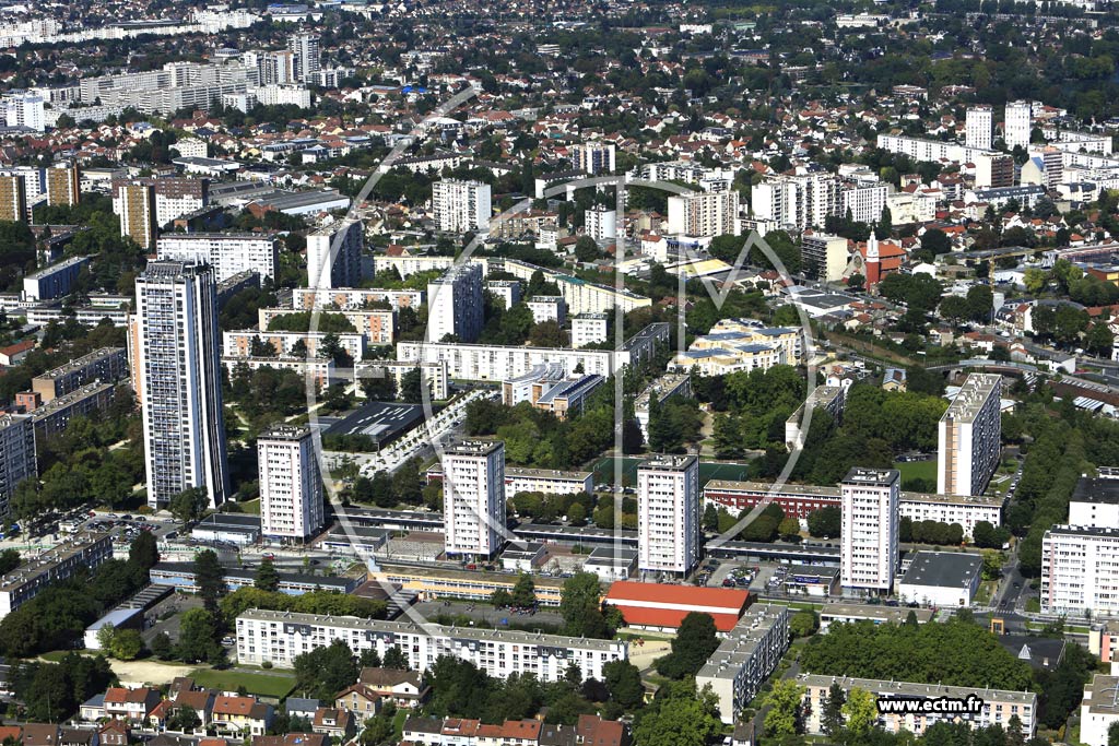 Photo arienne de pinay-sur-Seine