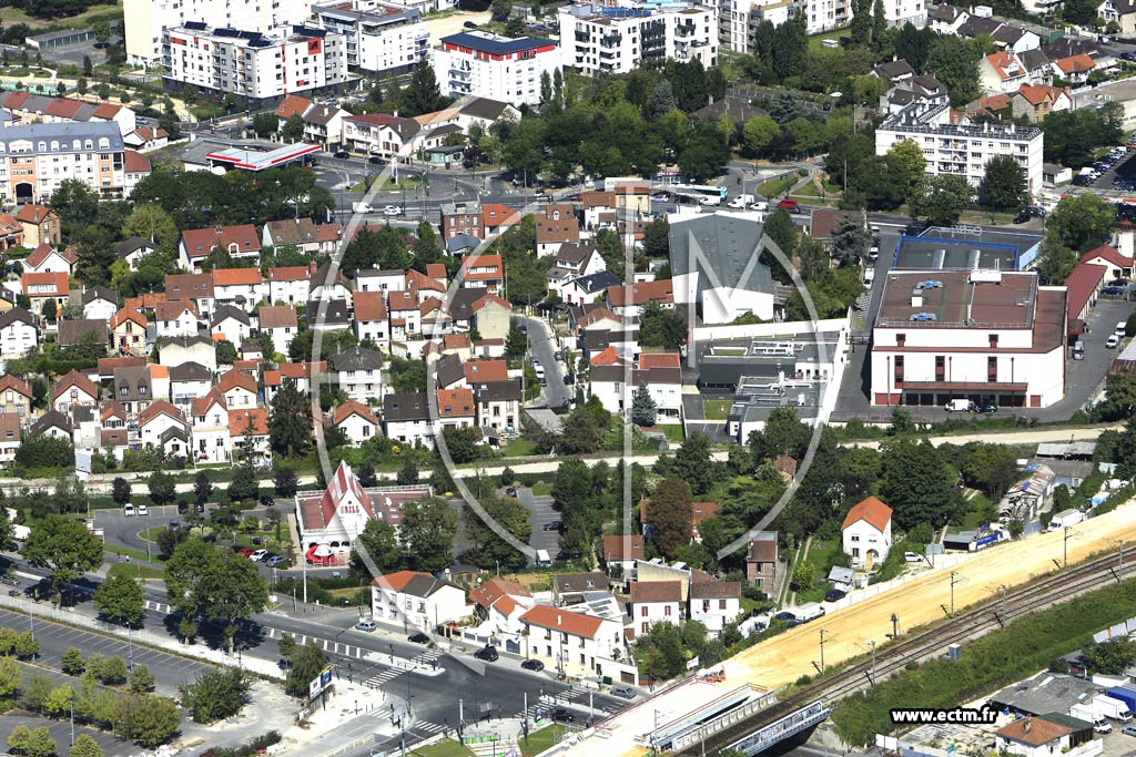 Photo arienne de pinay-sur-Seine
