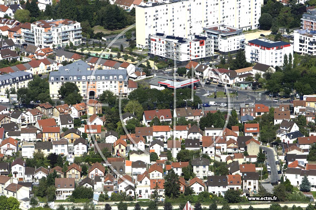 Photo arienne de pinay-sur-Seine