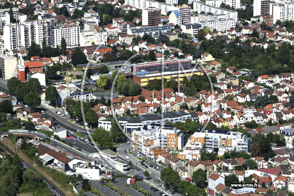 Photo arienne de pinay-sur-Seine