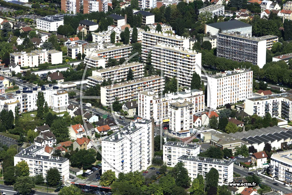 Photo arienne de pinay-sur-Seine