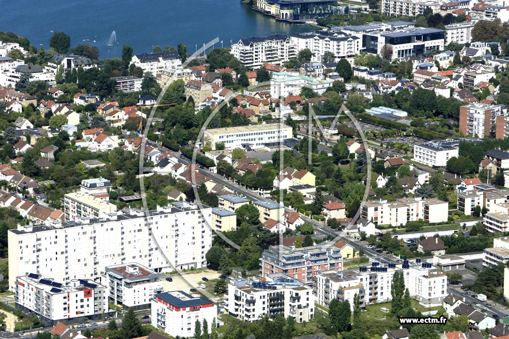 Photo arienne de pinay-sur-Seine