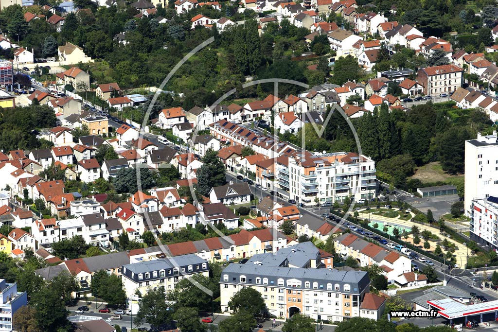 Photo arienne de pinay-sur-Seine