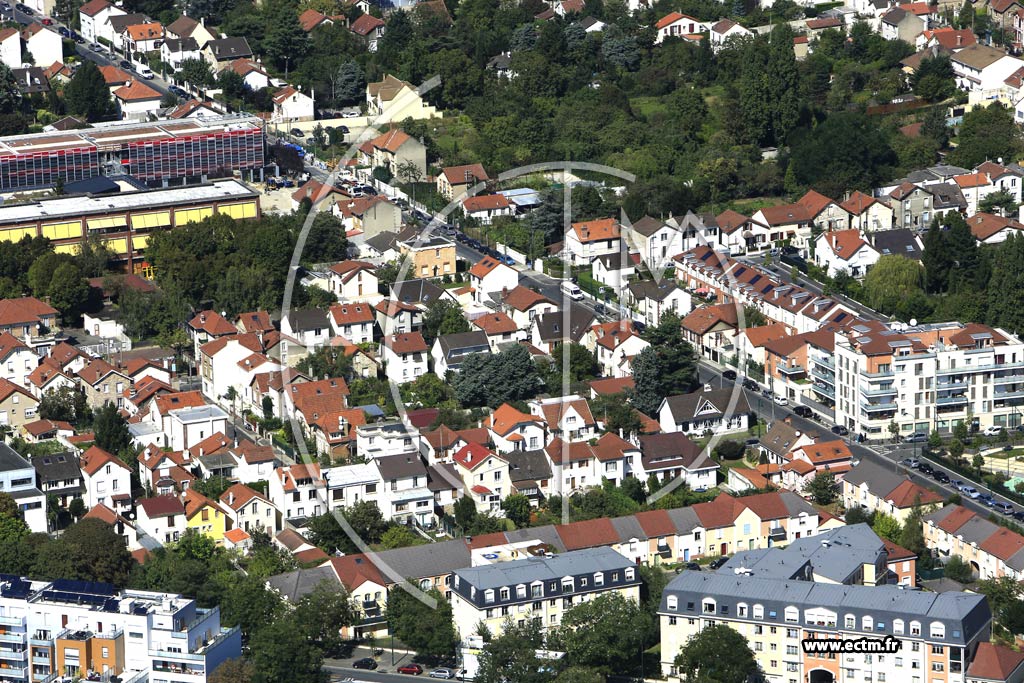 Photo arienne de pinay-sur-Seine