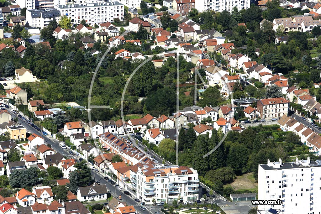 Photo arienne de pinay-sur-Seine