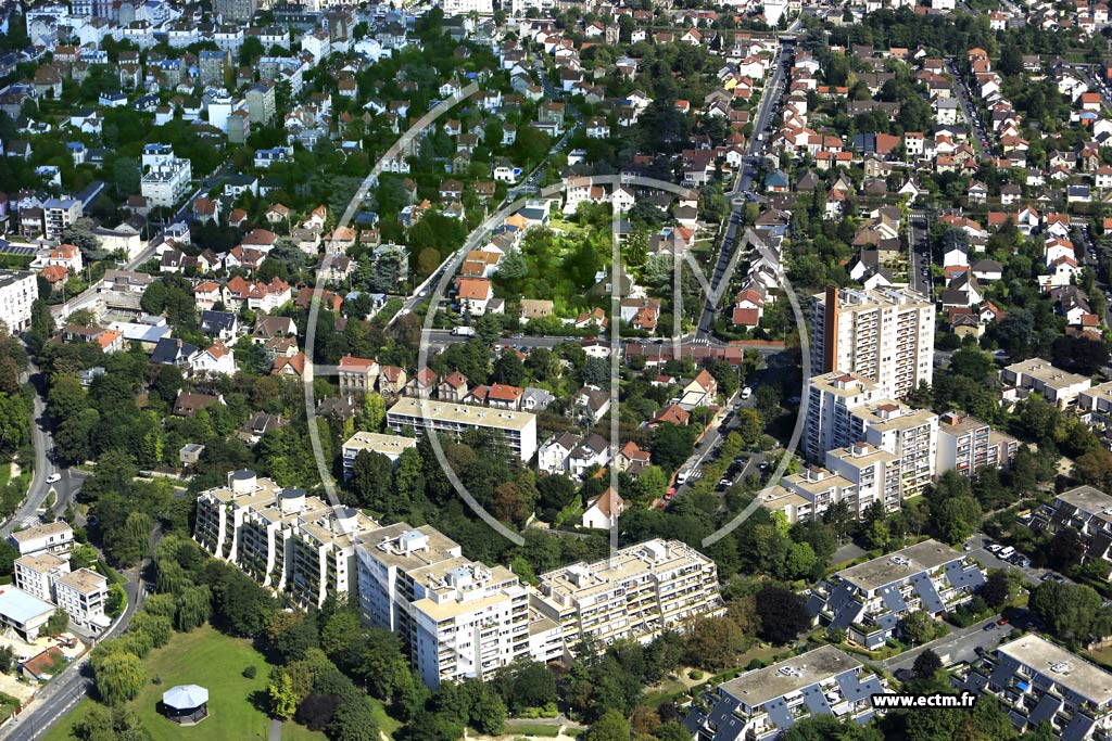 Photo arienne de pinay-sur-Seine