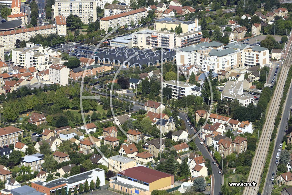 Photo arienne de Ermont (la Fontaine)