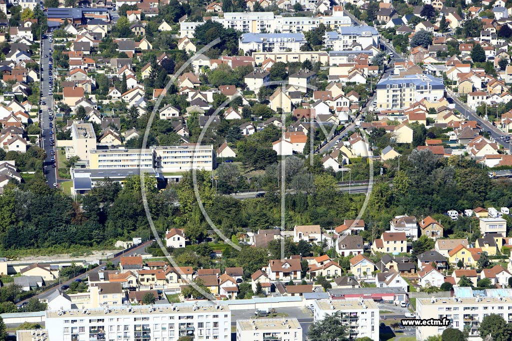 Photo arienne de Ermont (les Esprances)