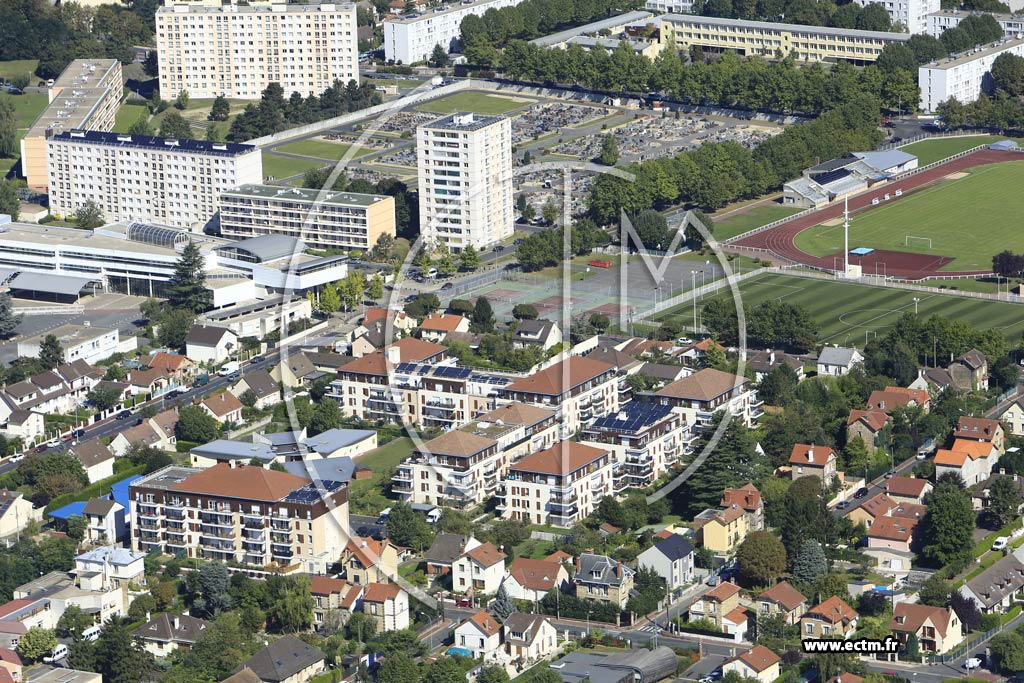 Photo arienne de Ermont (les Esprances)
