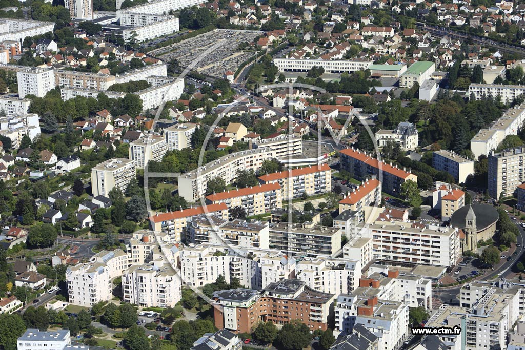 Photo arienne de Ermont (les Esprances)