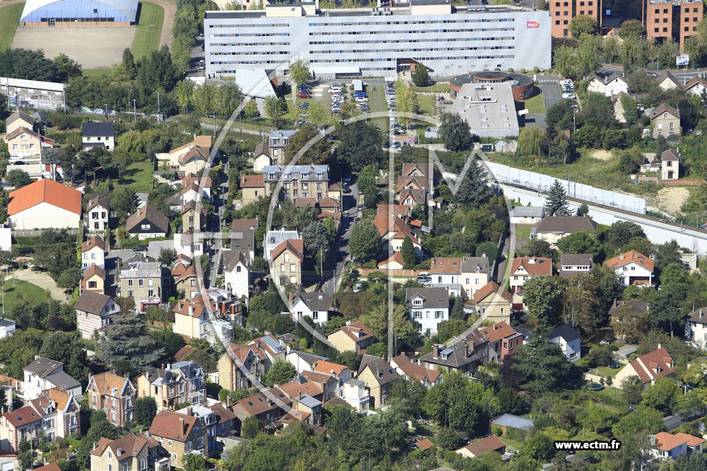 Photo arienne de Ermont (les Marais)