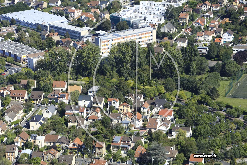 Photo arienne de Ermont (les Marais)