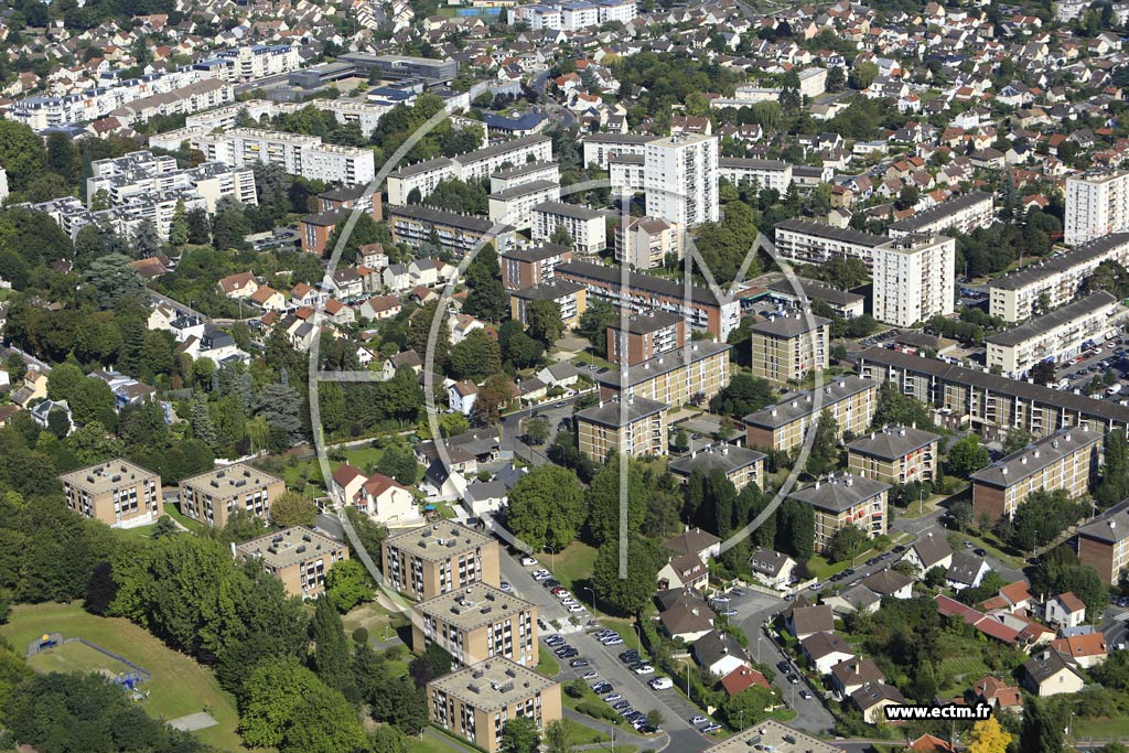 Photo arienne de Franconville