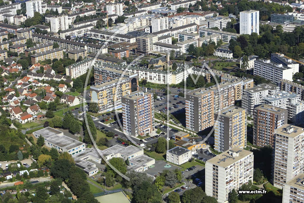 Photo arienne de Franconville