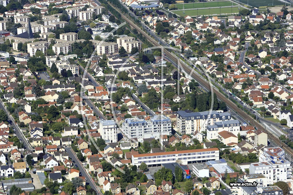 Photo arienne de Franconville