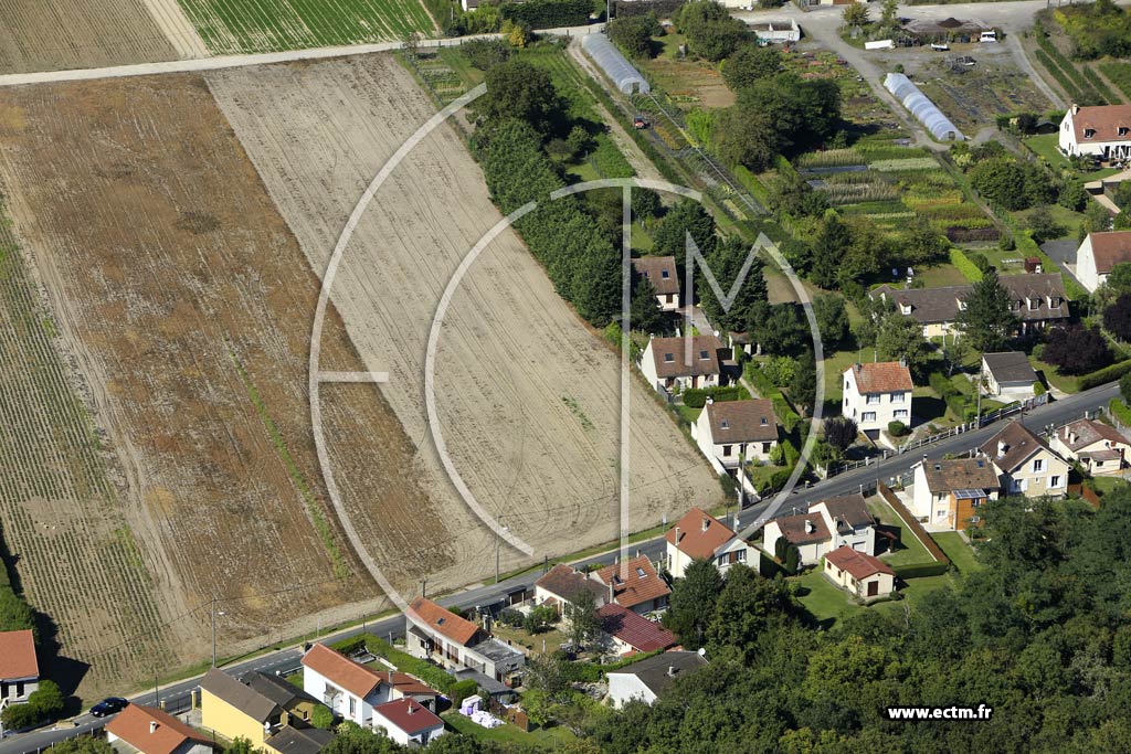 Photo arienne de Mry-sur-Oise (la Justice)