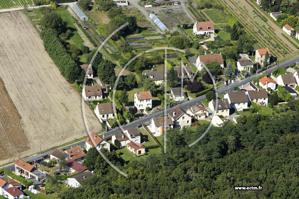Photo arienne de Mry-sur-Oise (la Justice)