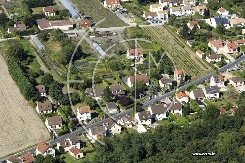 Photo arienne de Mry-sur-Oise (la Justice)