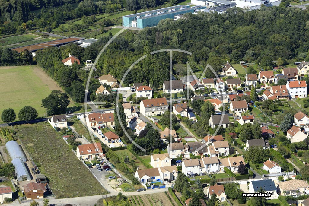 Photo arienne de Mry-sur-Oise (la Justice)