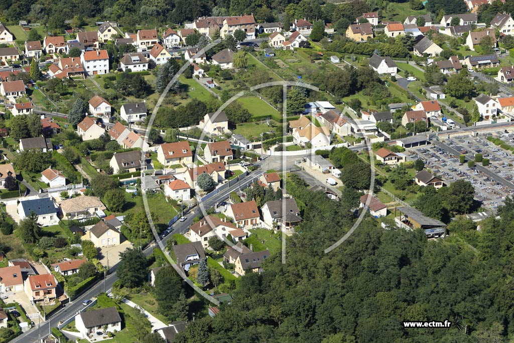 Photo arienne de Mry-sur-Oise (la Justice)