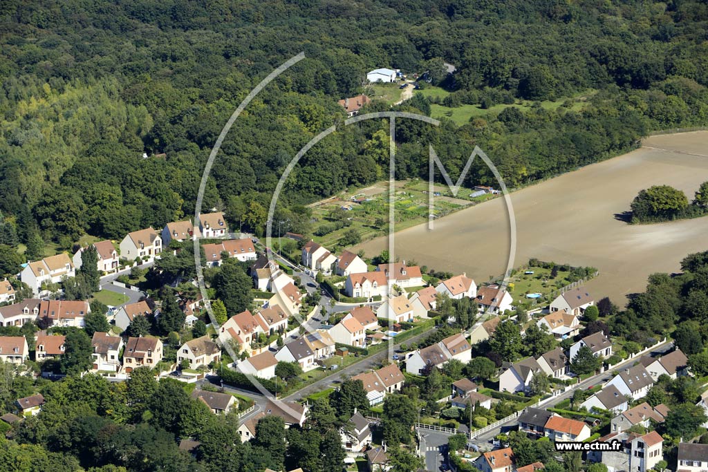 Photo arienne de Mry-sur-Oise (le Bois du Dfal)