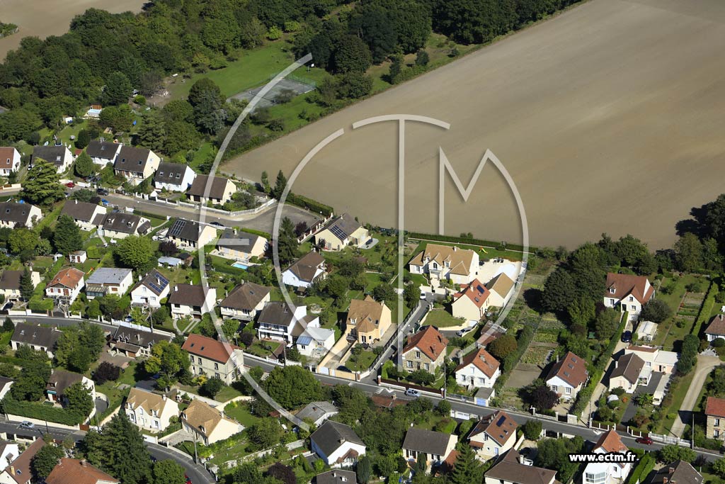Photo arienne de Mry-sur-Oise (le Bois du Dfal)
