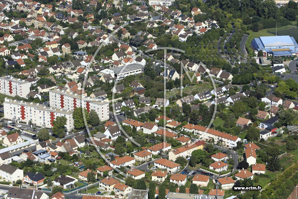 Photo arienne de Saint-Gratien