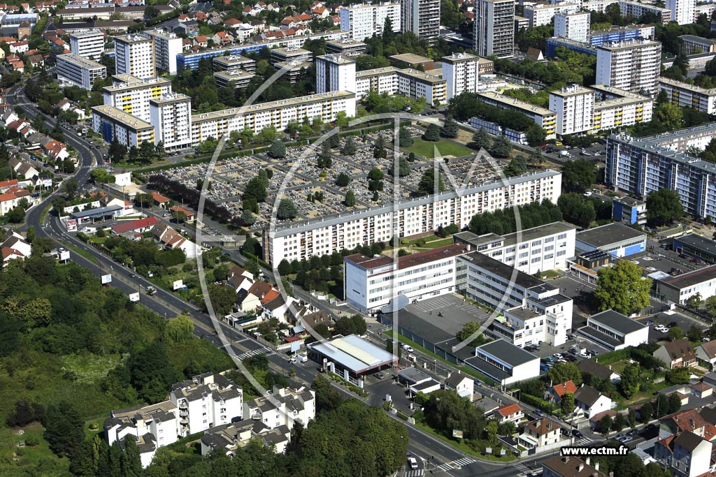 Photo arienne de Saint-Gratien