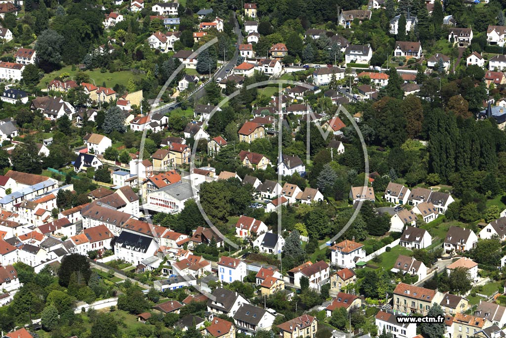 Photo arienne de Saint-Leu-la-Fort (Centre)