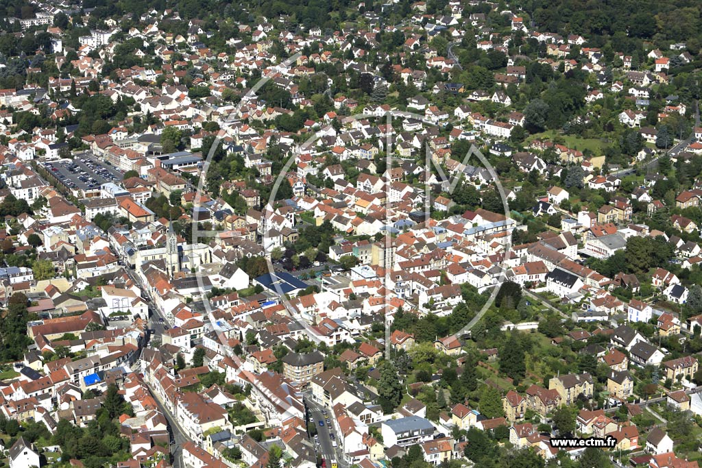 Photo arienne de Saint-Leu-la-Fort (Centre)