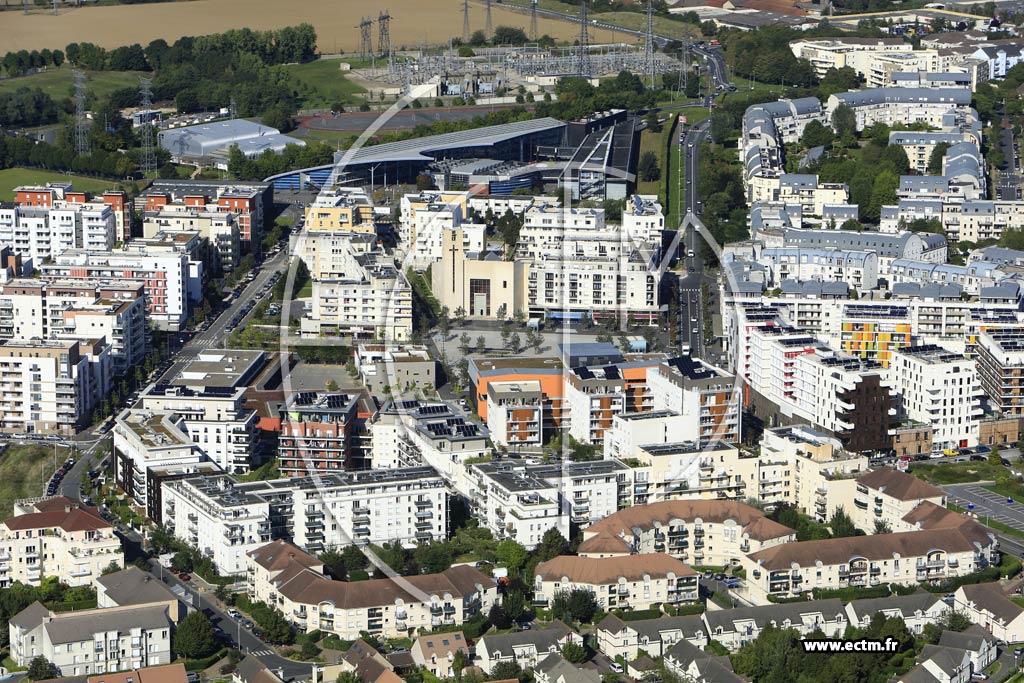 Photo arienne de Cergy (Cergy le Haut)