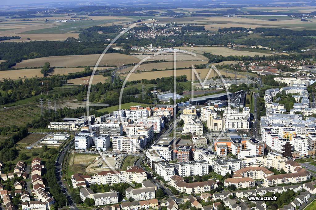 Photo arienne de Cergy (Cergy le Haut)
