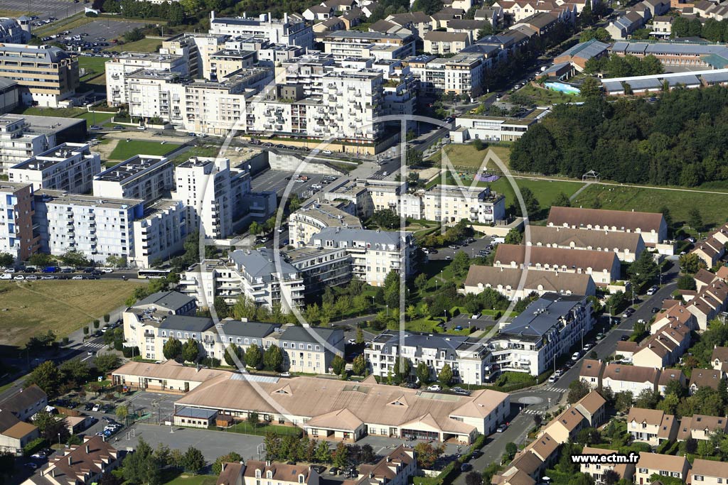 Photo arienne de Cergy (Cergy le Haut)