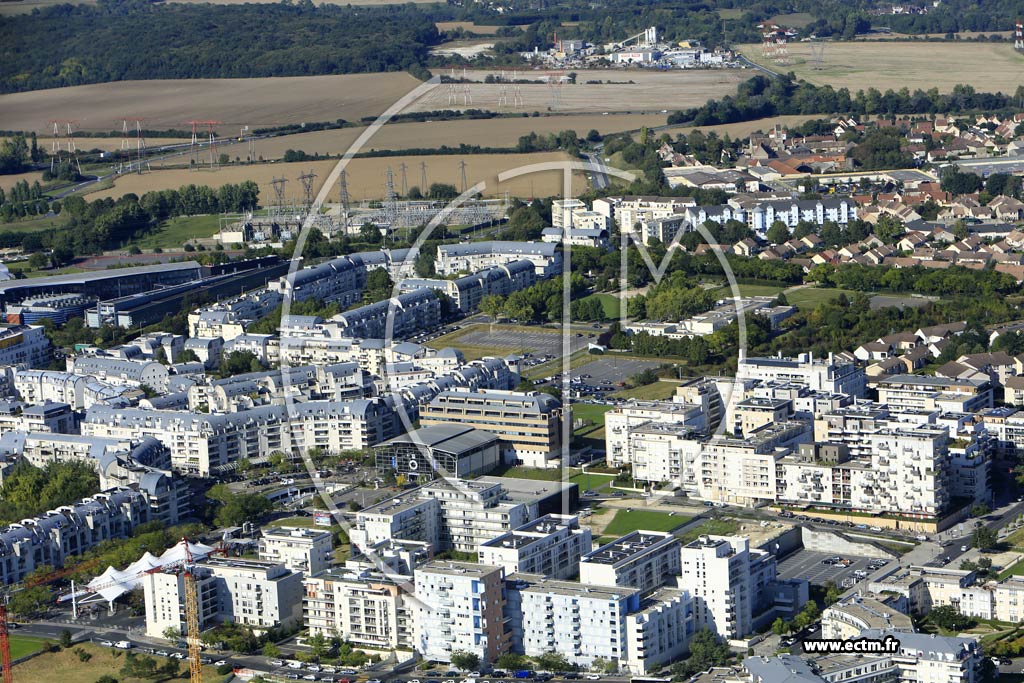 Photo arienne de Cergy (Cergy le Haut)