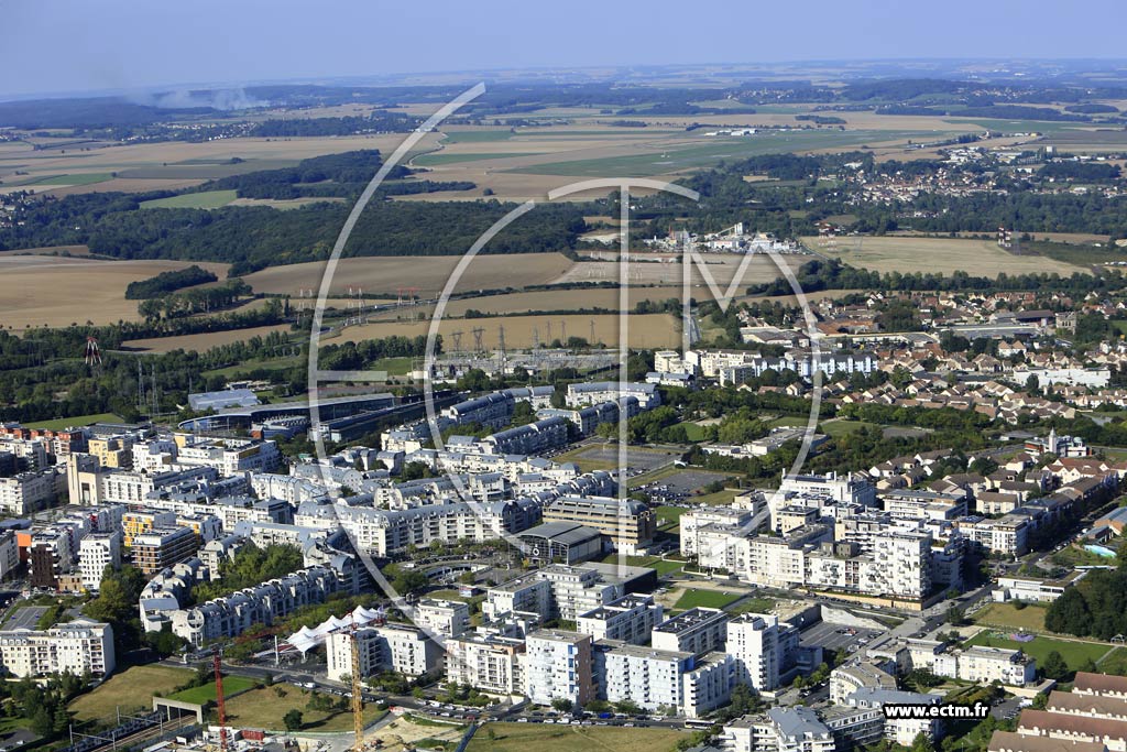 Photo arienne de Cergy (Cergy le Haut)